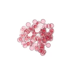 100 jetons de loto ronds