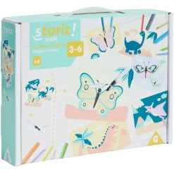 Activité coloriage carte magique x6