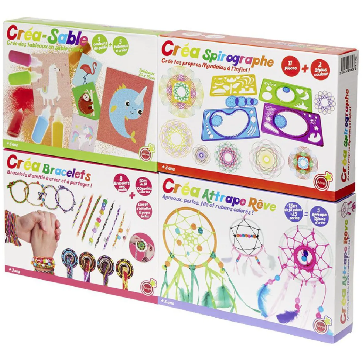 Activité créative coffret x4