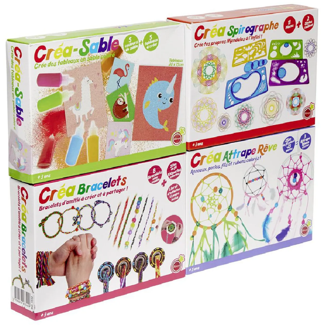 Activité créative coffret x4