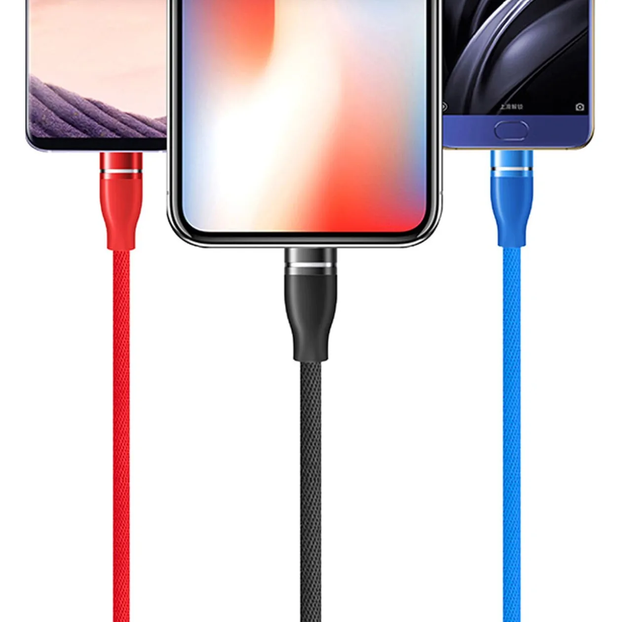 Adaptateur USB 3 en 1 USB-C - micro USB - Lightning