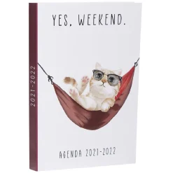 Agenda scolaire Basic Weekend 2021 2022