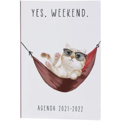 Agenda scolaire Basic Weekend 2021 2022