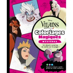 Album de coloriage Magiques Disney - Mystères Vilains