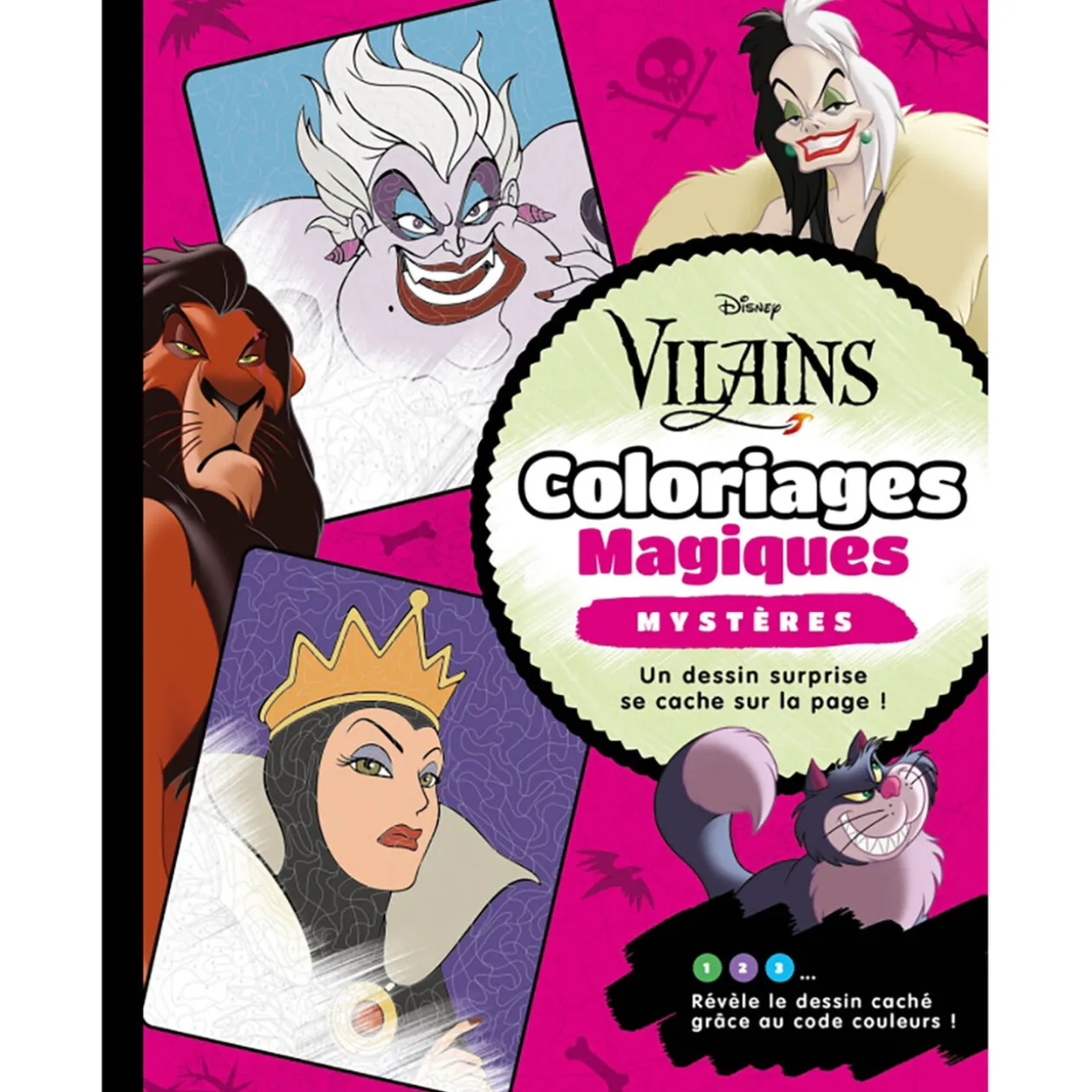 Album de coloriage Magiques Disney - Mystères Vilains