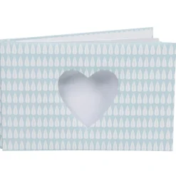 Album photo coeur blanc