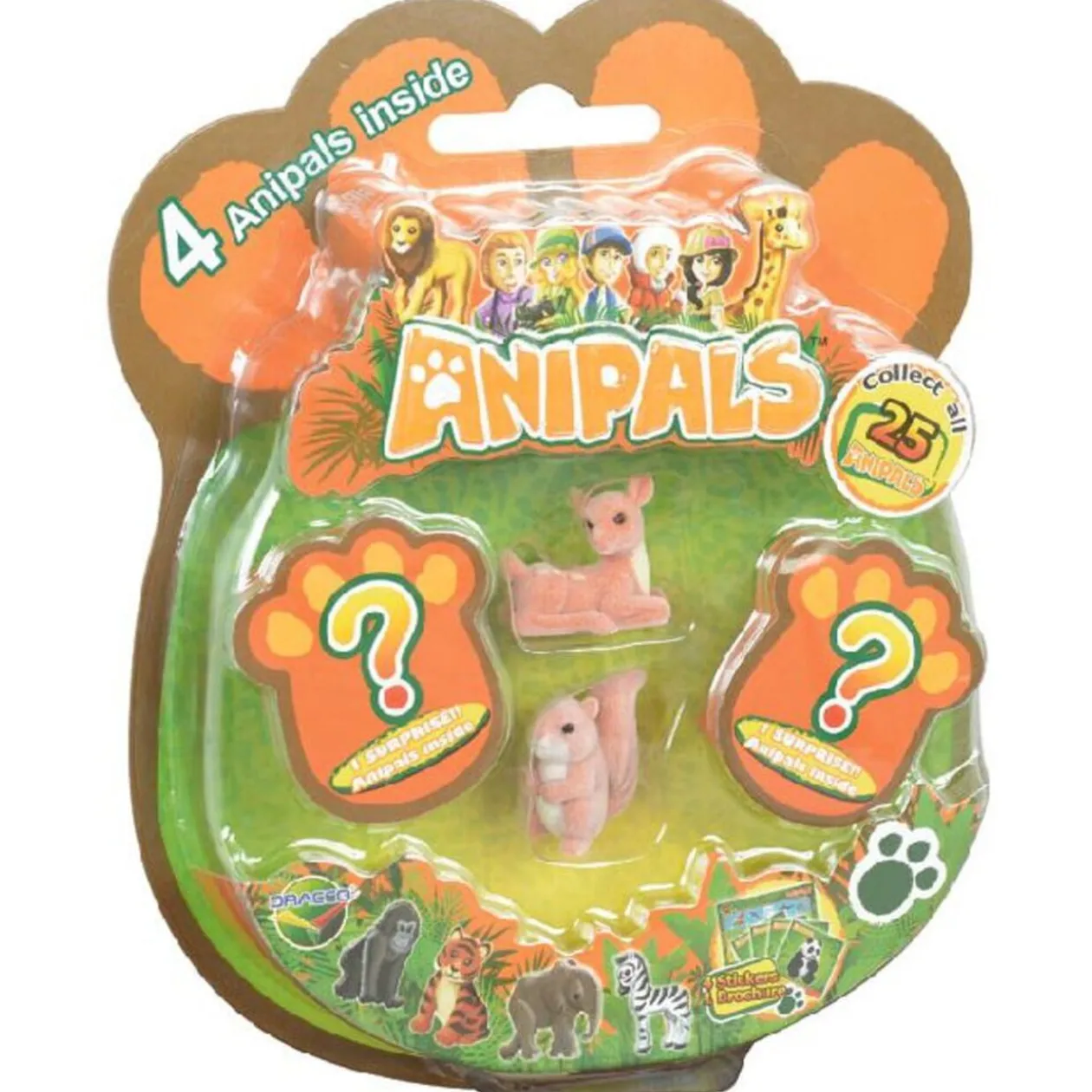 Anipals à collectionner x4