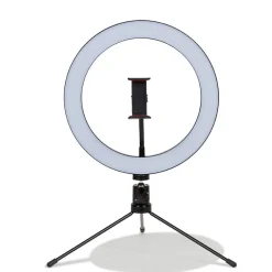 Anneau led avec support pour smartphone