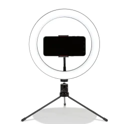 Anneau led avec support pour smartphone