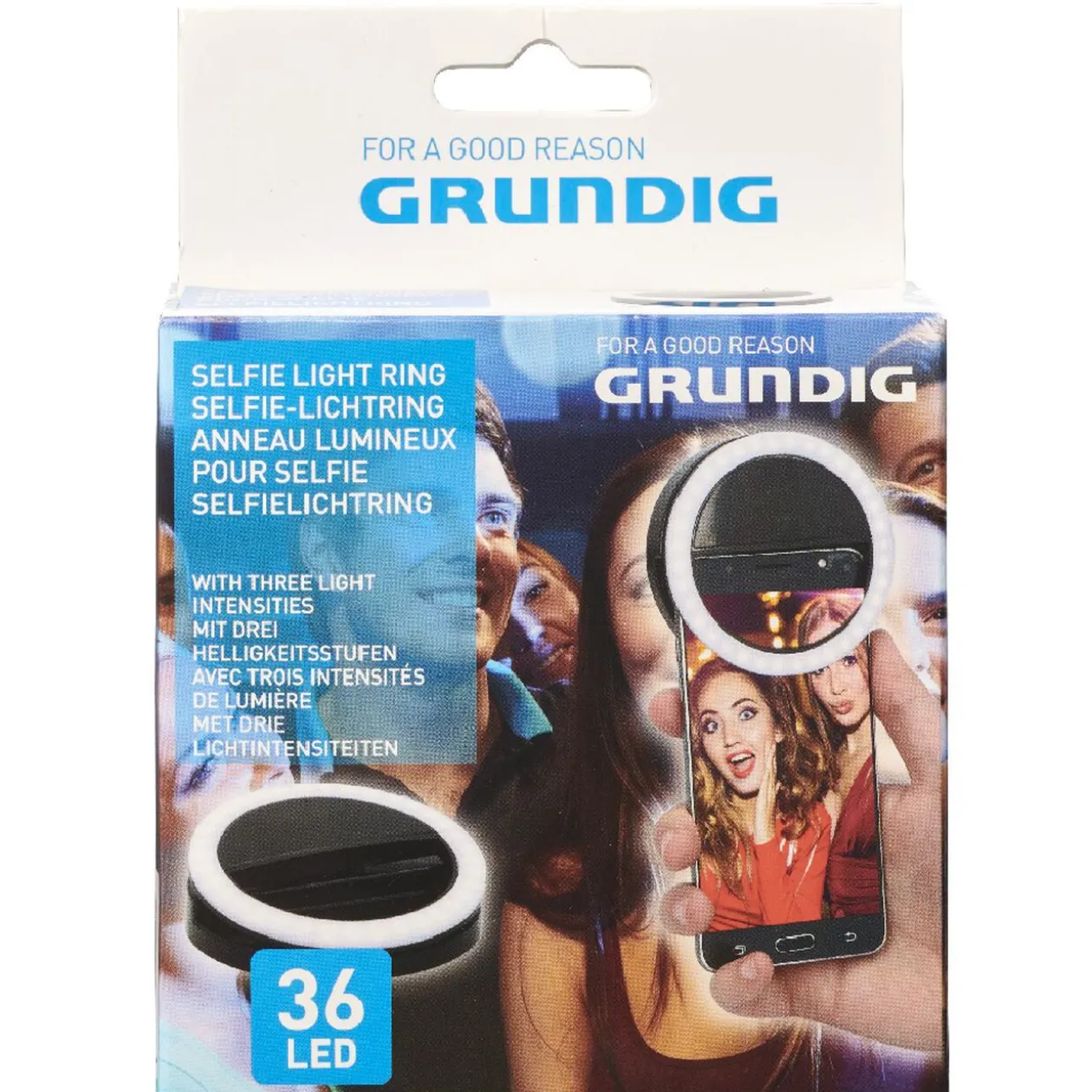 Anneau lumineux à LED Grundig pour selfie