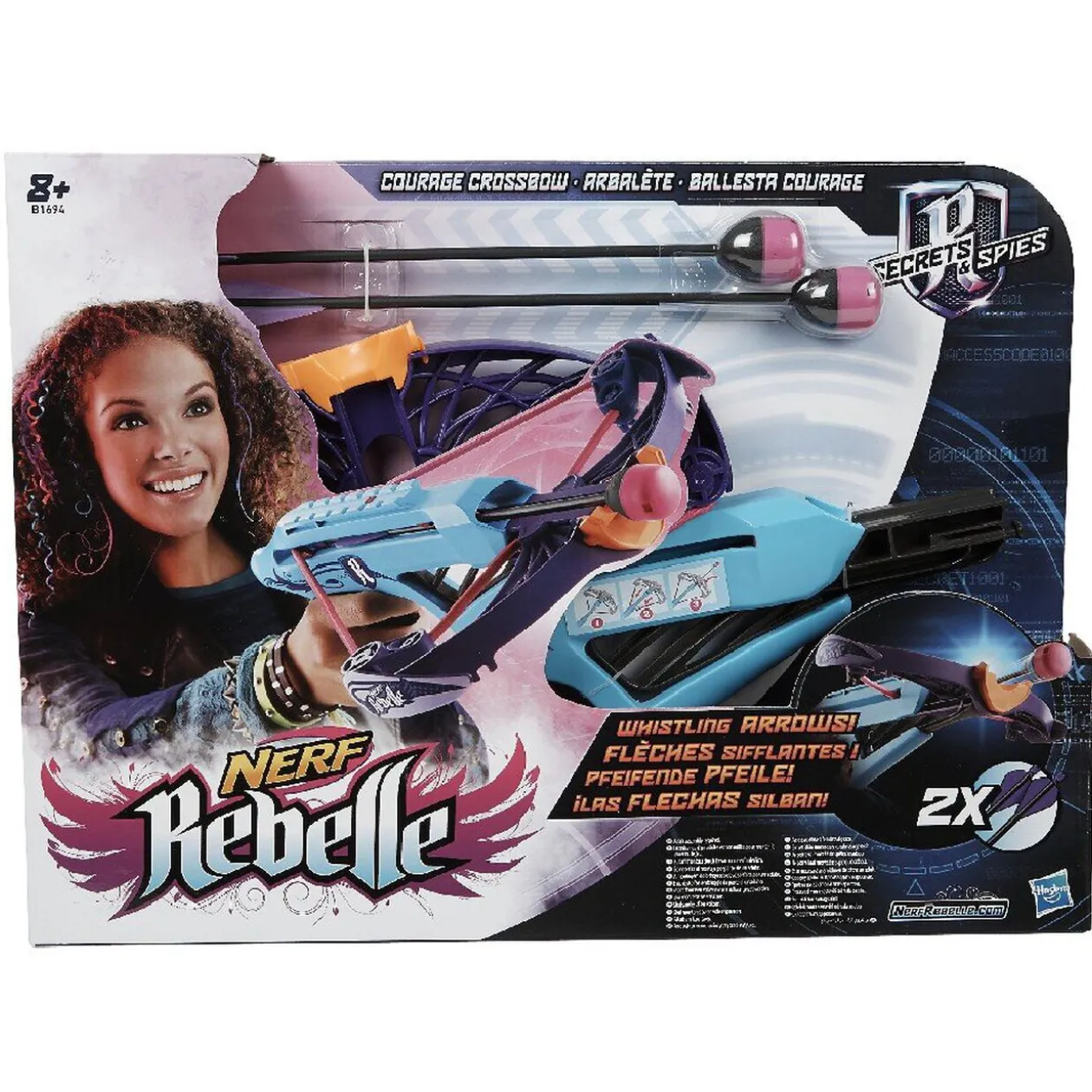 Arbalète Nerf Rebelle flèches sifflantes