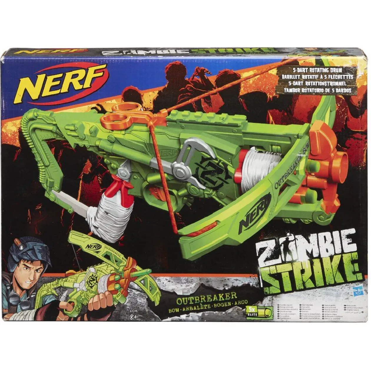 Arbalète Nerf Zombie Strike Outbreaker