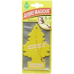 Arbre magique désodorisant voiture senteur vanille