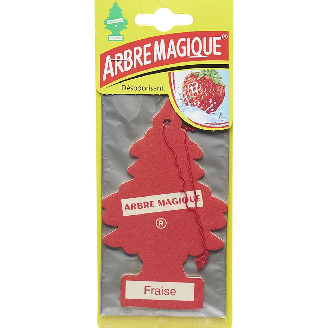 Arbre magique désodorisant voiture senteur fraise