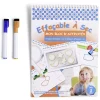 Ardoise d'actvités avec 2 feutres