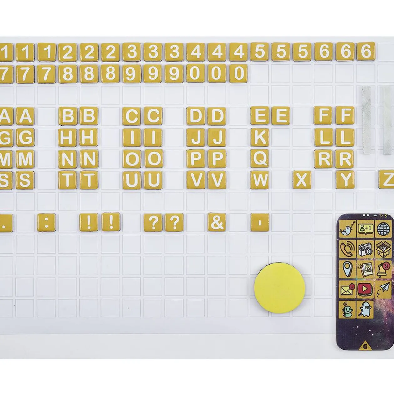 Ardoise Magnétique Ordinateur en bois