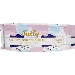 Argile naturelle extra blanche bloc 1kg