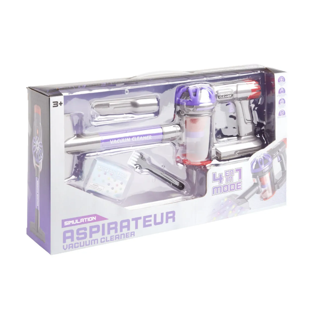 Aspirateur pour enfant 4en1 intéractif