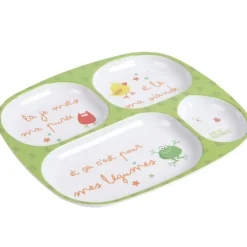 Assiette 4 compartiments enfant Les Maternelles