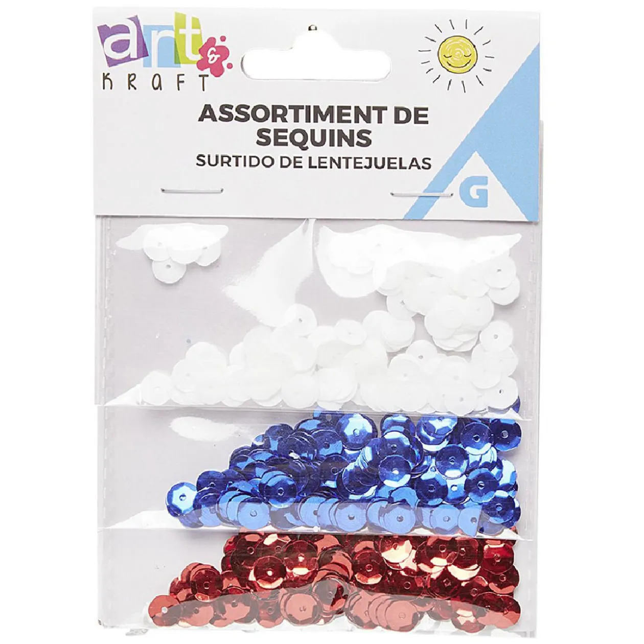 Assortiment de sequin 3x150 pièces