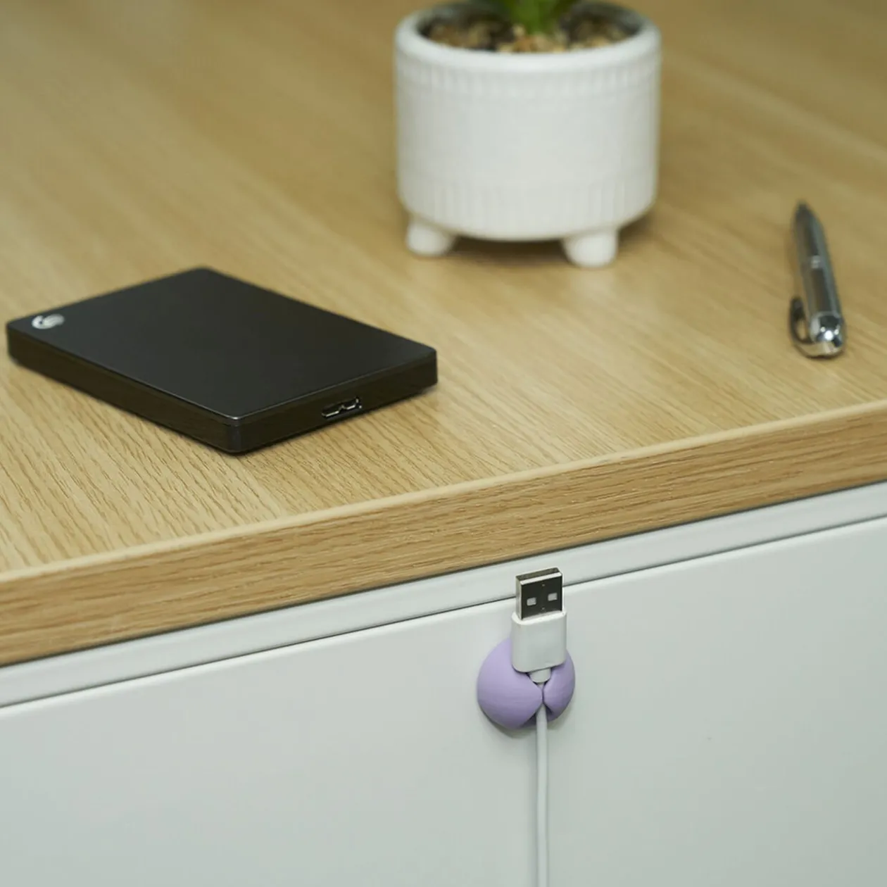 Attache câble de chargeur x3