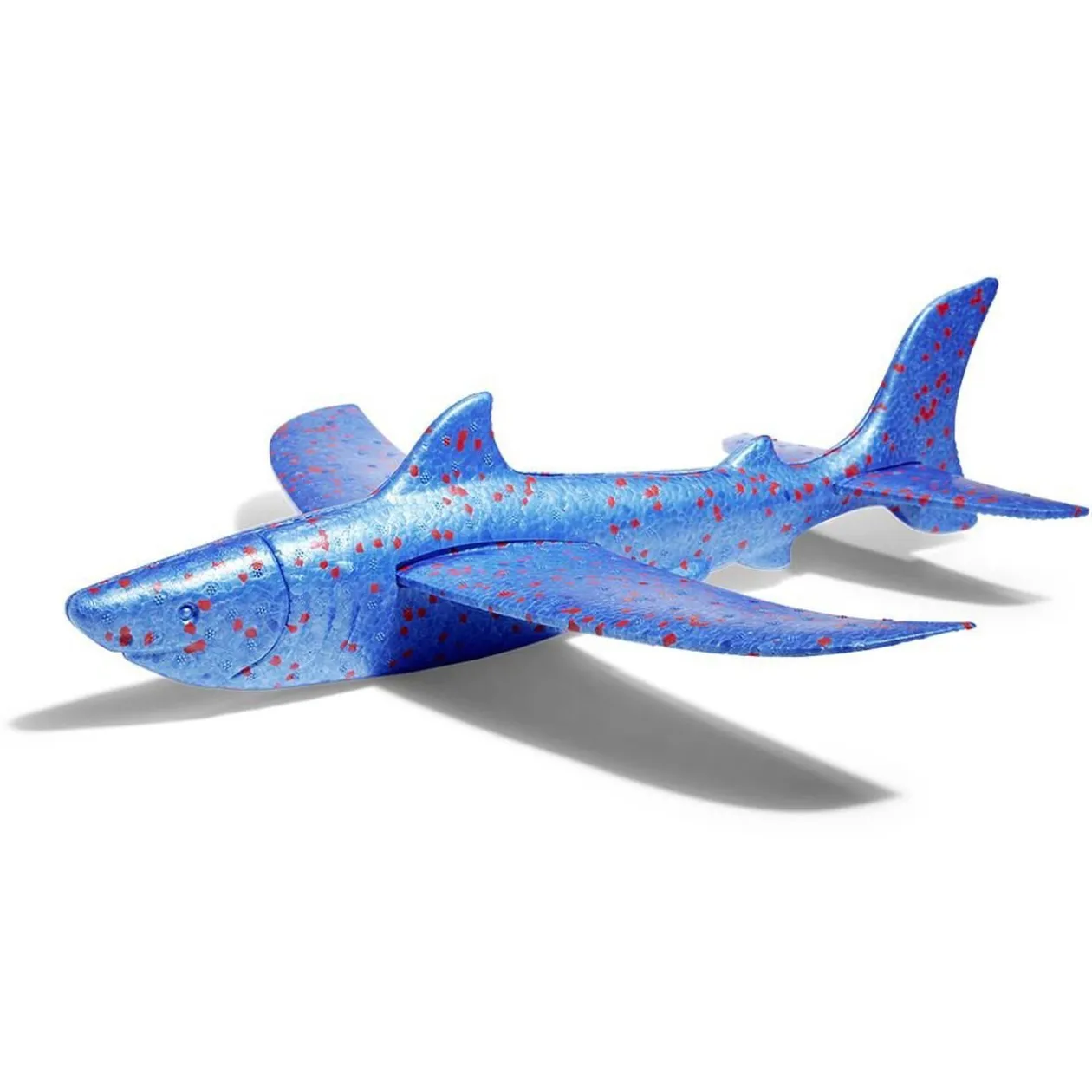Avion planeur en mousse dragon ou requin 46x48x10cm