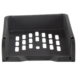 Bac à courrier empilable plastique noir