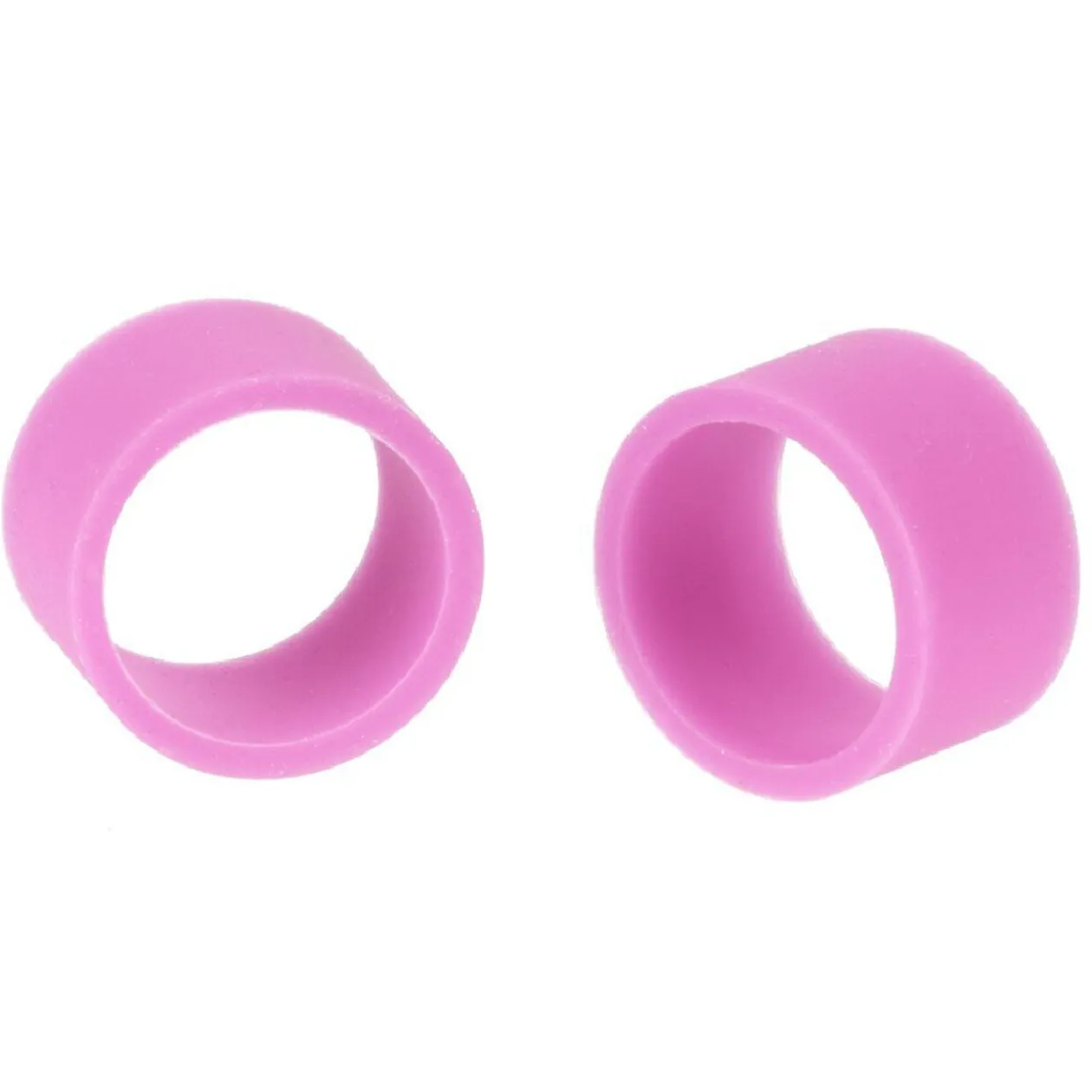 Bague silicone coloré x2