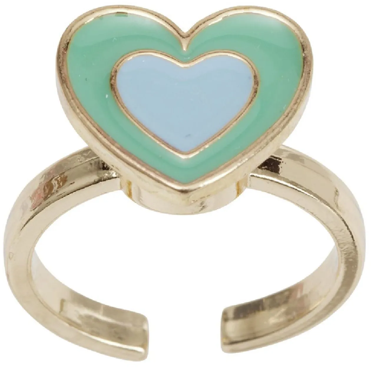 Bague spinner multicolore