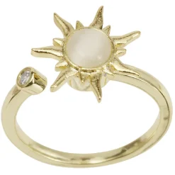 Bague spinner multicolore