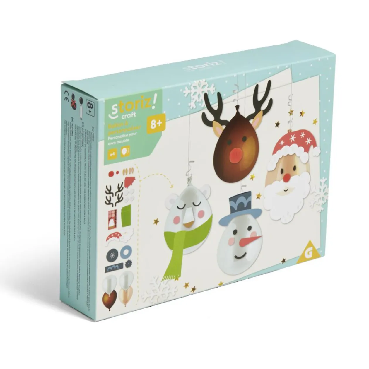 Ballon de baudruche à personnaliser x4