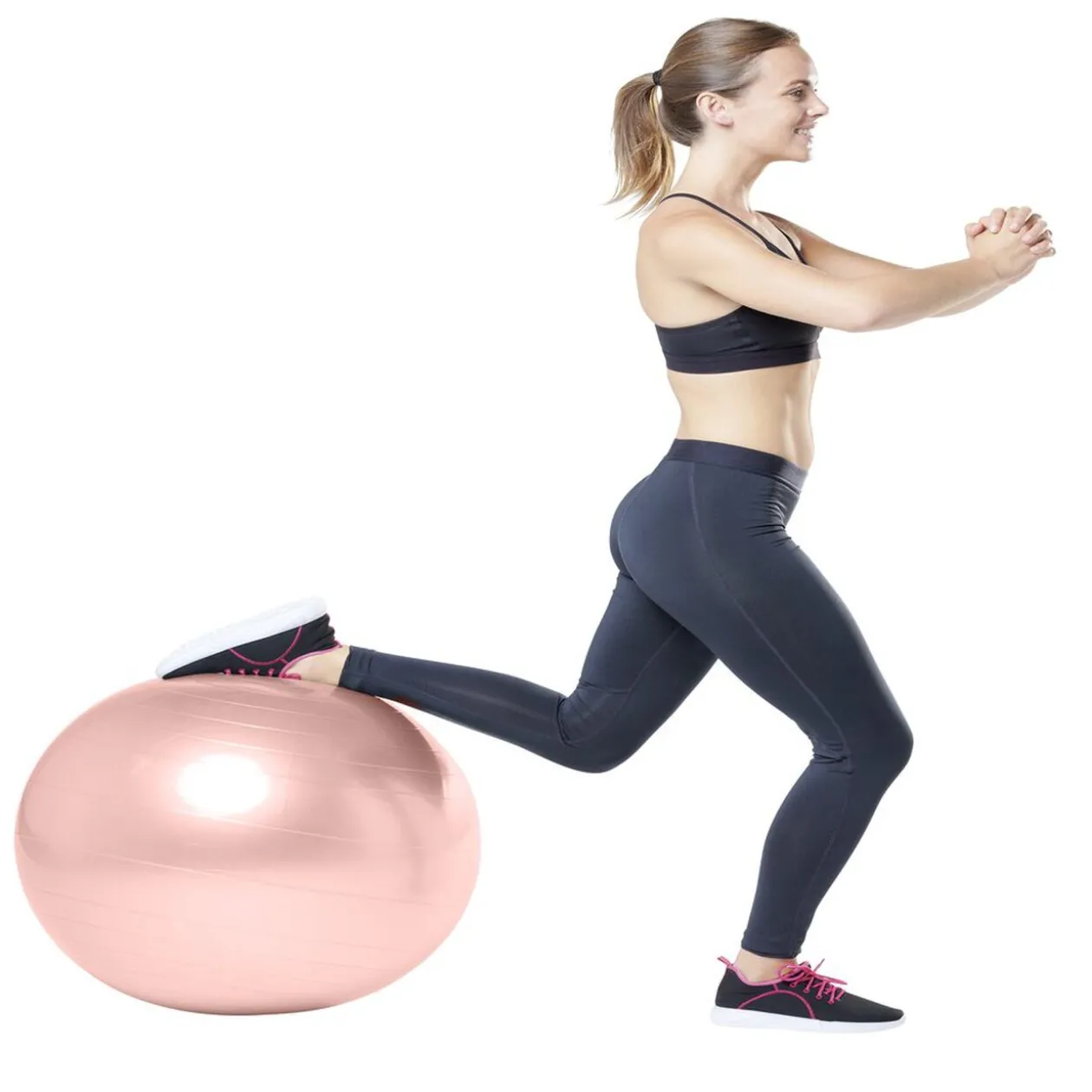 Ballon de fitness Ø65cm avec pompe manuelle