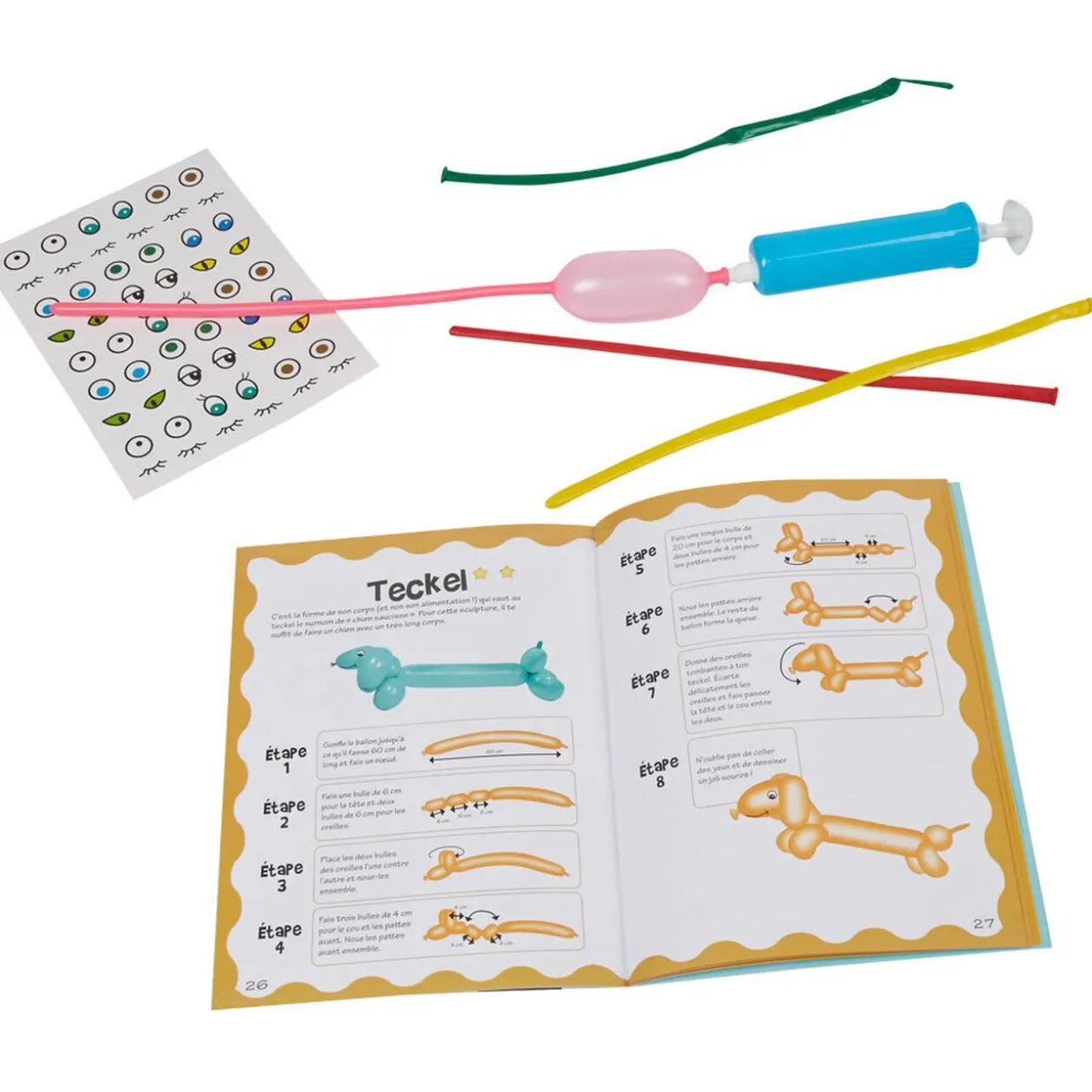 Ballons animaux rigolos à sculpter