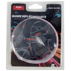 Bande réfléchissante adhésive rouge 1,5m