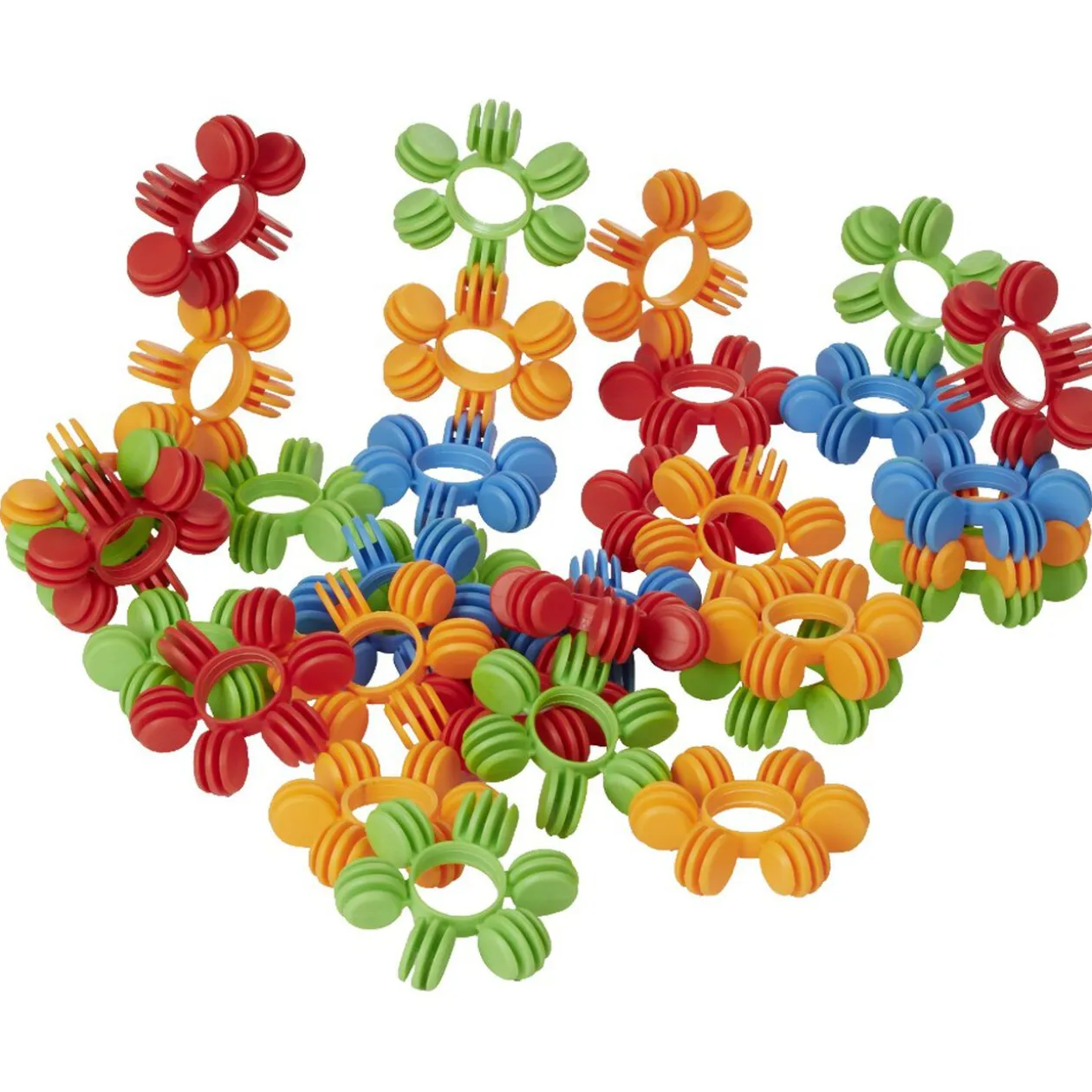 Baril créatif blocs de construction forme fleur 30 pièces