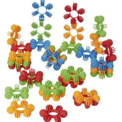 Baril créatif blocs de construction forme fleur 30 pièces