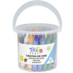 Baril Créatif crayons de cire 40 pièces