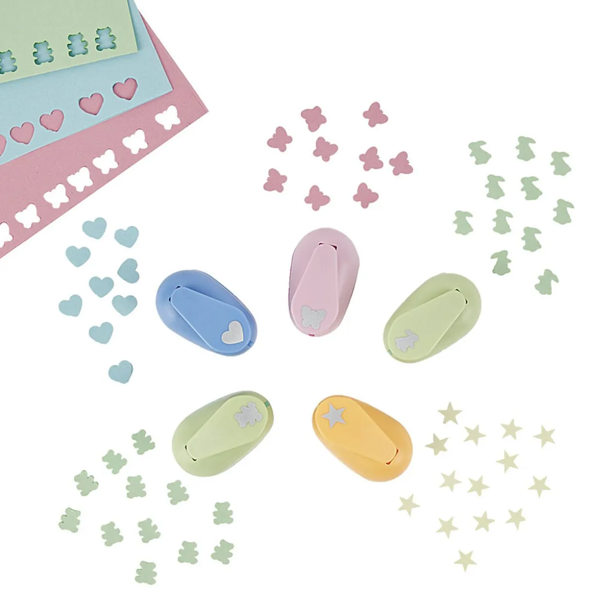 Baril Créatif perforatrices 5 pièces