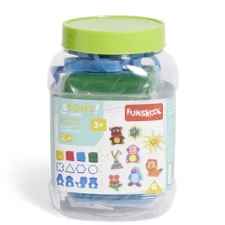 Baril de 4 pâtes à modeler 120g avec accessoires de moulage