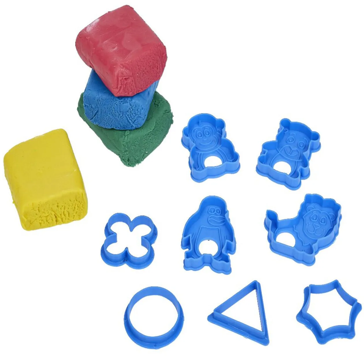 Baril de 4 pâtes à modeler 120g avec accessoires de moulage