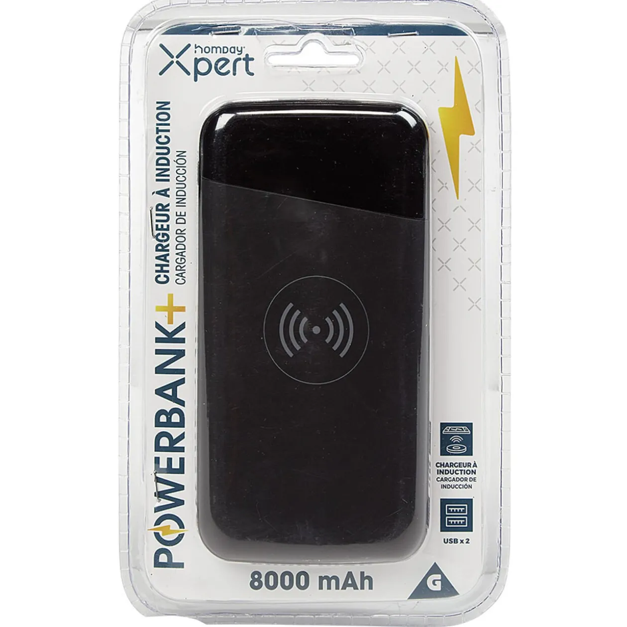 Batterie externe à induction Homday Xpert