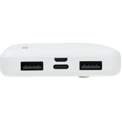 Batterie externe Power Bank 10000mAh USB blanc