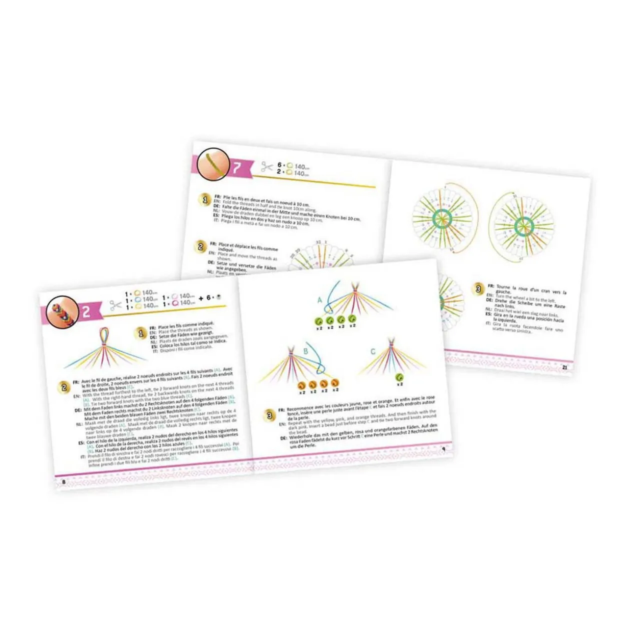 Bijoux créatifs 10 bracelets d'Amitié