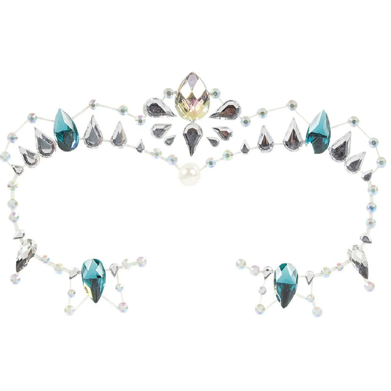 Bijoux de peau strass autocollant pour visage