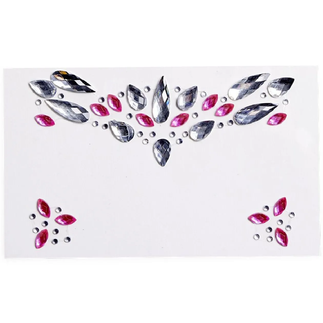 Bijoux de visage adhésifs - 3 modèles