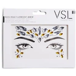 Bijoux de visage adhésifs - 3 modèles