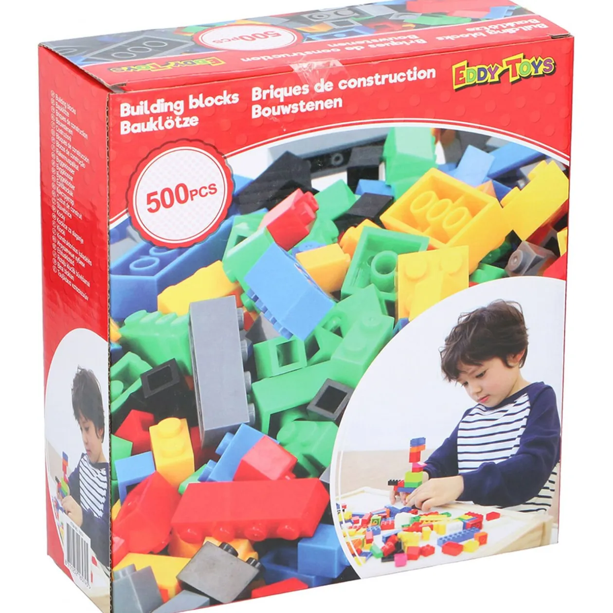 Bloc de construction multicolore 500 pièces