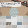 Bloc de papiers loisir créatif 40 pages design hiver