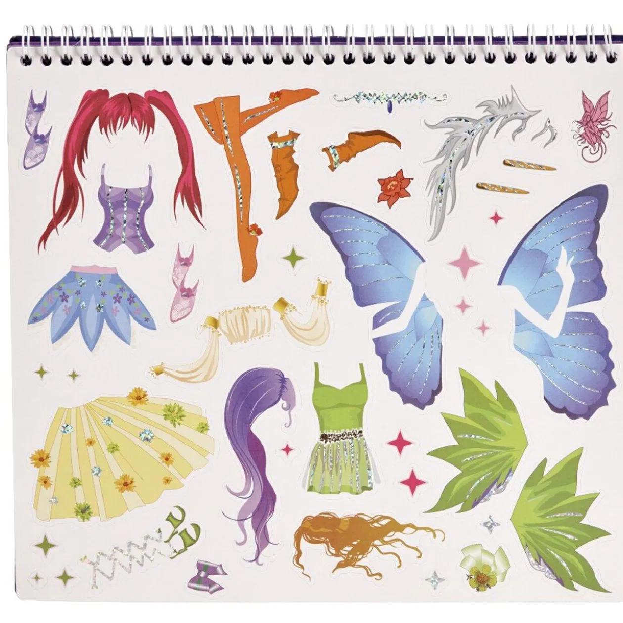 Bloc dessin mode fée