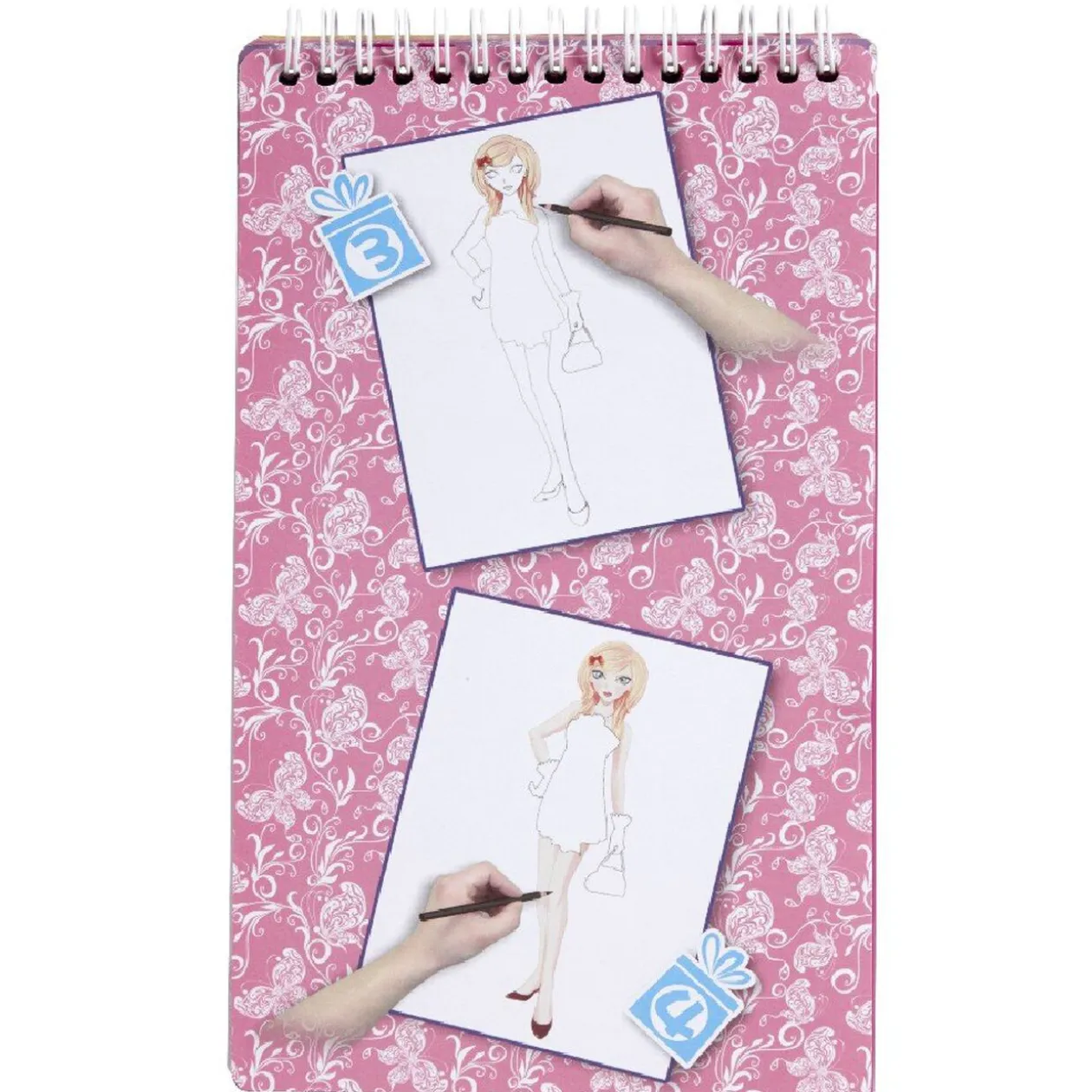 Bloc dessin mode princesse